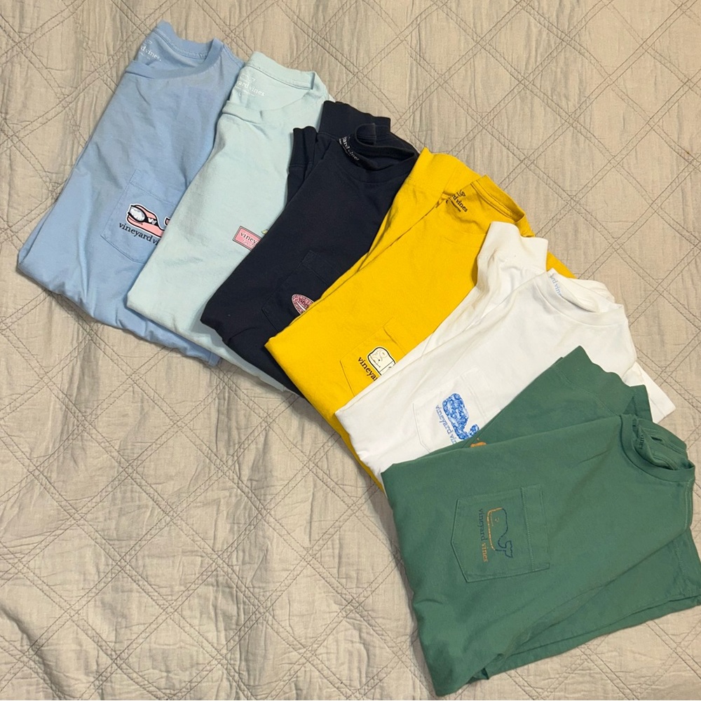 Vineyard Vines long sleeve tees L (lot of 6)